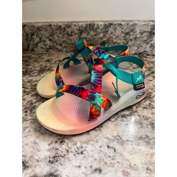 Chaco Women's Z/Cloud Tie Dye Sz 7 - Picture 3 of 6
